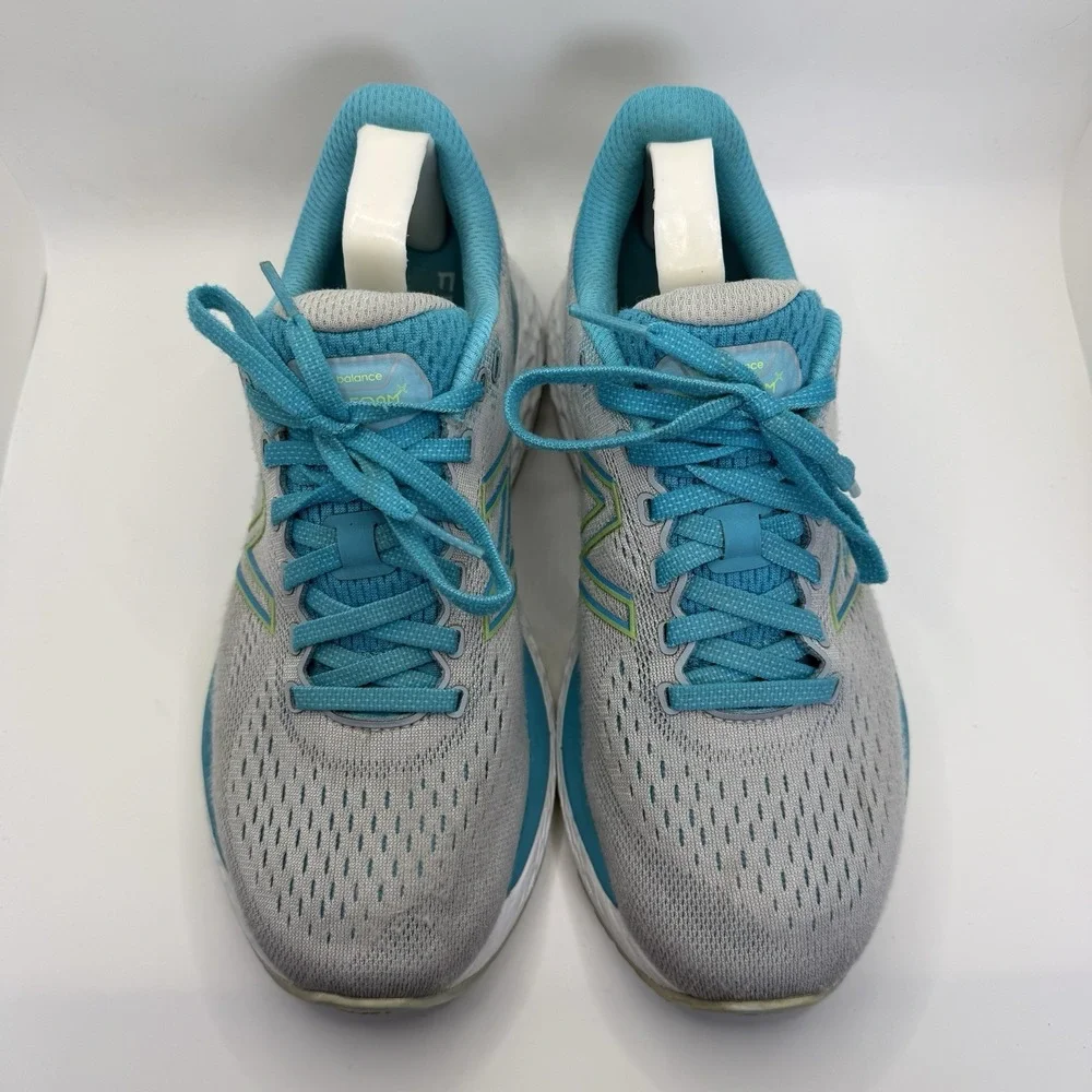 New Balance‎ Fresh Foam 880 V11 Women's Size 8.5 D Gray Blue Green Running Shoes